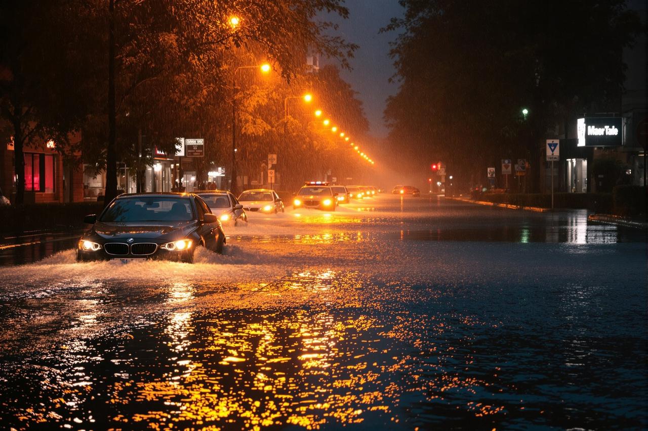 吃瓜最新 - 图集：某城市遭遇极端天气，暴雨过后街头奇观令人惊叹